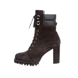 STUART WEITZMAN Suede Platform Boots